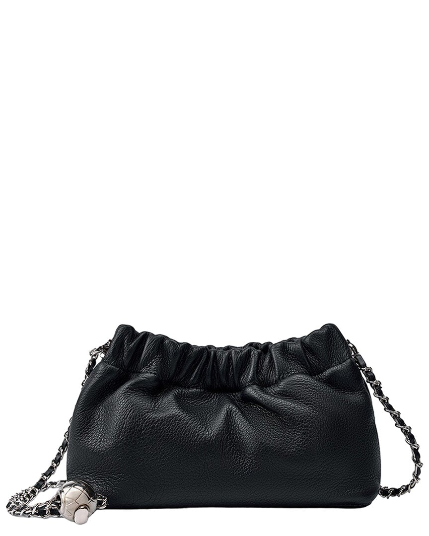 Adele Berto Leather Bucket Bag
