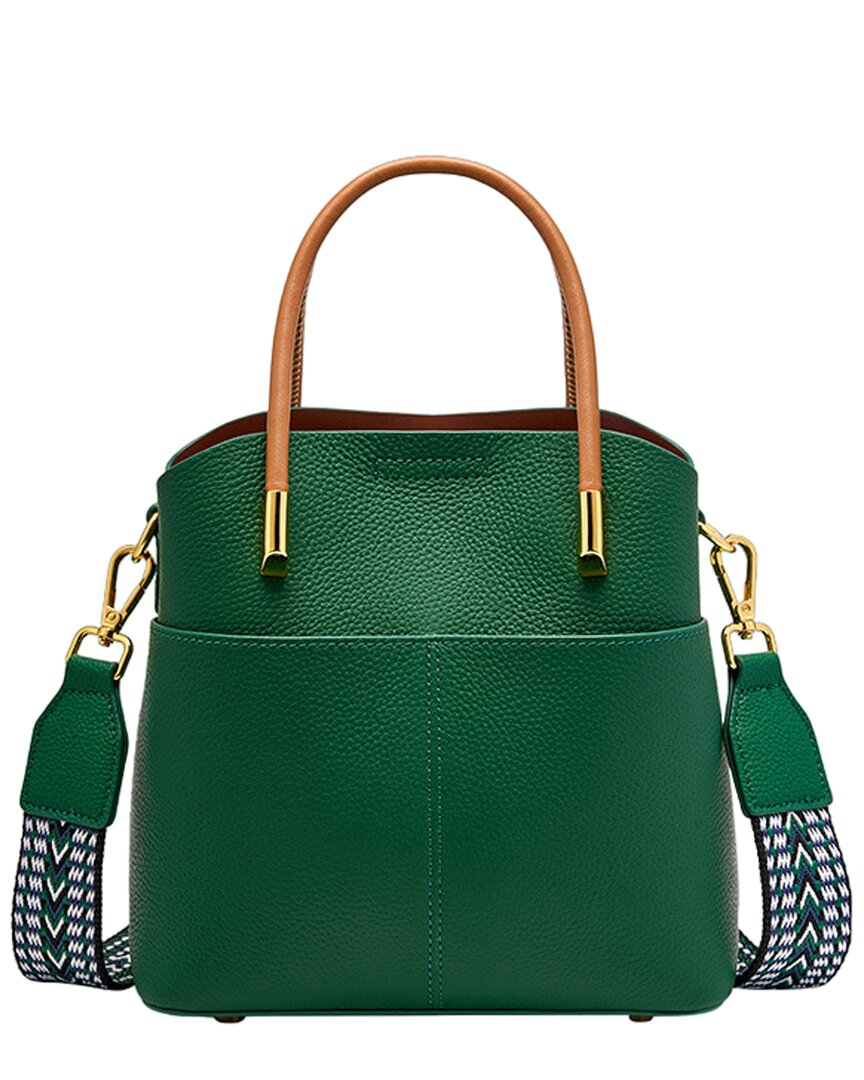 Adele Berto Leather Shoulder Bag