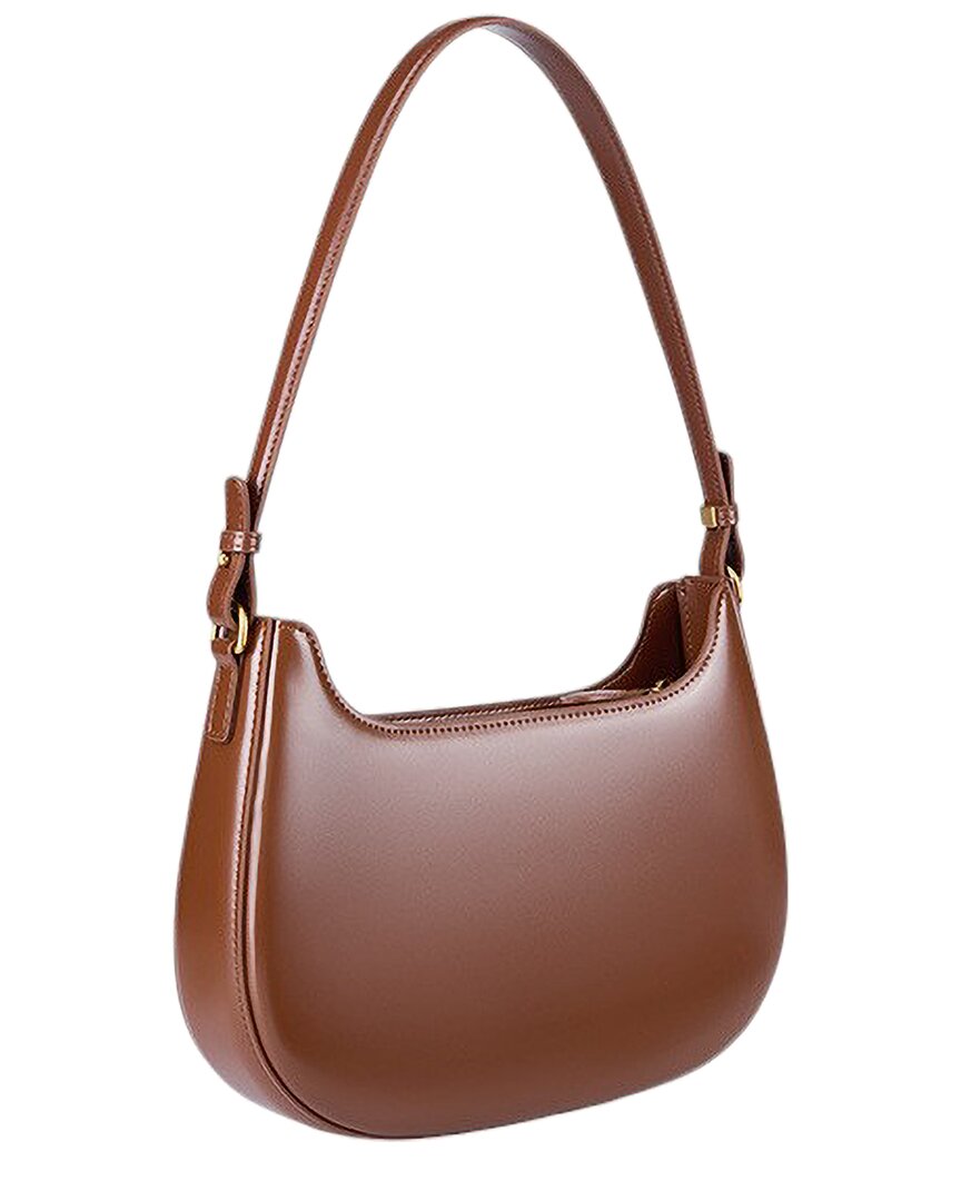 Adele Berto Leather Shoulder Bag