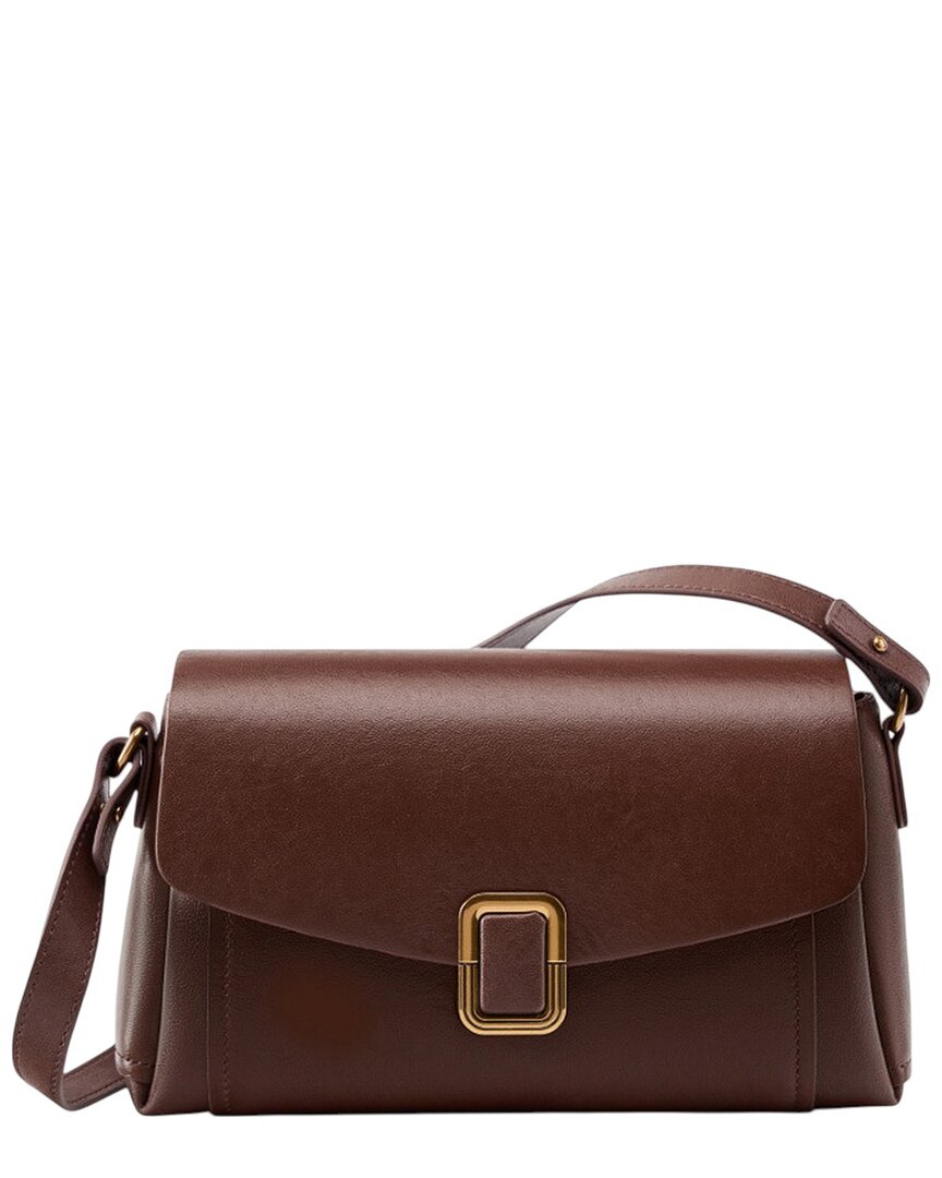 Adele Berto Leather Shoulder Bag