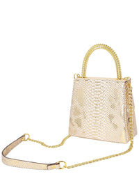 Tiffany & Fred Paris Tiffany & Fred Paris Embossed Mini Leather Satchel
