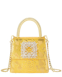 Tiffany & Fred Paris Tiffany & Fred Paris Embossed Mini Leather Satchel