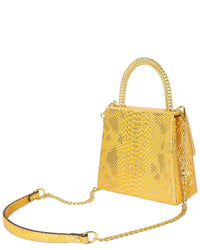 Tiffany & Fred Paris Tiffany & Fred Paris Embossed Mini Leather Satchel