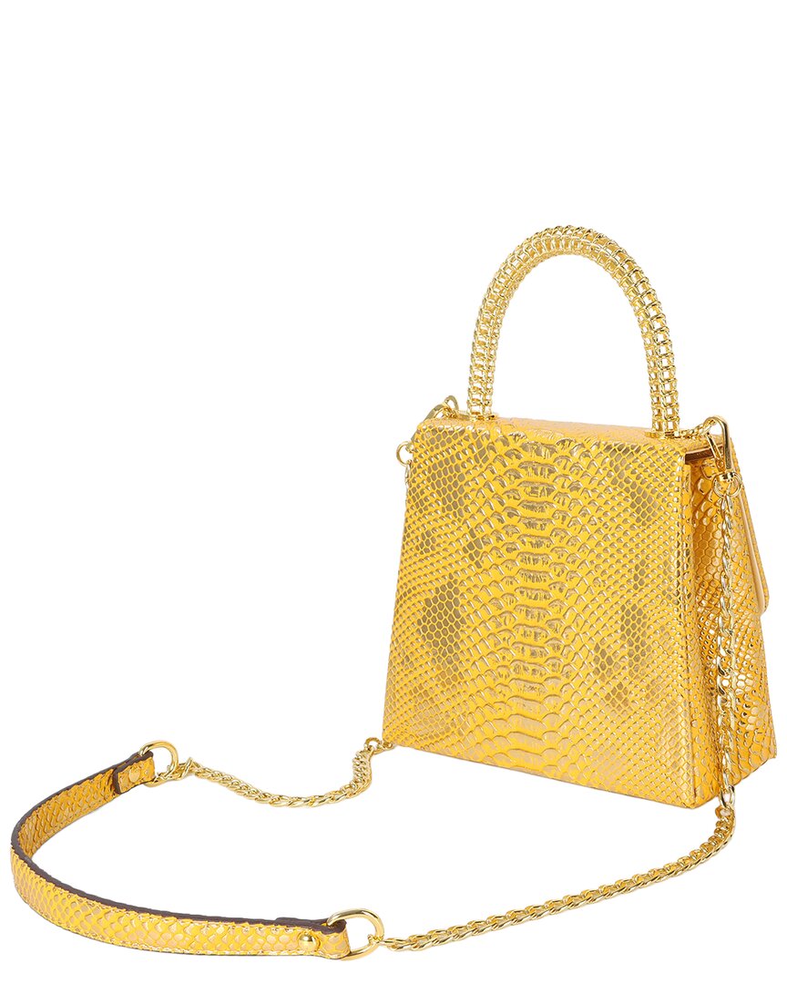 Tiffany & Fred Paris Tiffany & Fred Paris Embossed Mini Leather Satchel