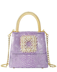 Tiffany & Fred Paris Tiffany & Fred Paris Embossed Mini Leather Satchel