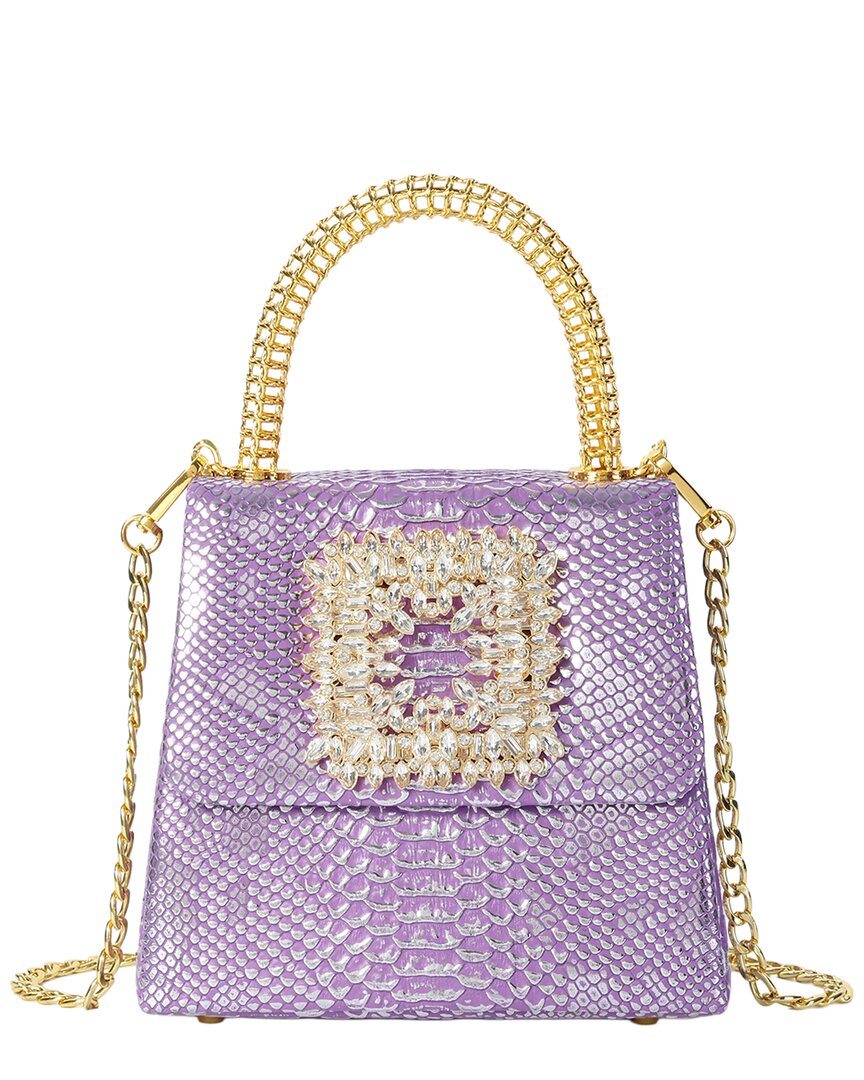 Tiffany & Fred Paris Tiffany & Fred Paris Embossed Mini Leather Satchel