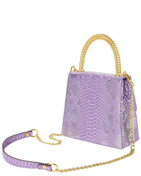 Tiffany & Fred Paris Tiffany & Fred Paris Embossed Mini Leather Satchel