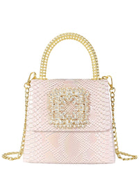 Tiffany & Fred Paris Tiffany & Fred Paris Embossed Mini Leather Satchel