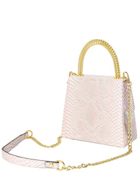 Tiffany & Fred Paris Tiffany & Fred Paris Embossed Mini Leather Satchel