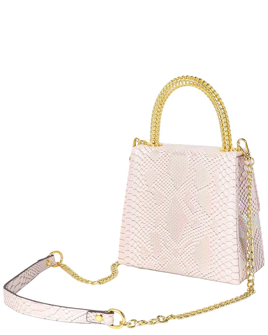 Tiffany & Fred Paris Tiffany & Fred Paris Embossed Mini Leather Satchel