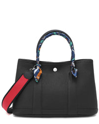 Tiffany & Fred Paris Fold-Over Smooth Leather Crossbody