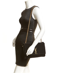 Saint Laurent Kate Reversible Leather & Suede Shoulder Bag