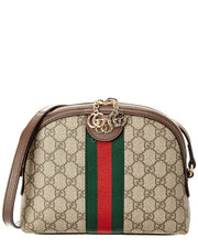 Gucci Ophidia Small Gg Supreme Canvas & Leather Shoulder Bag