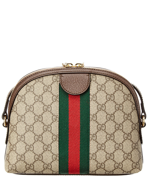 Gucci Ophidia Small Gg Supreme Canvas & Leather Shoulder Bag