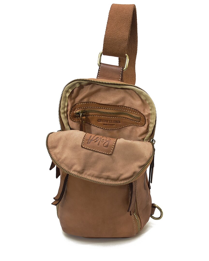 Bolsa Nova Logan Leather Sling Bag