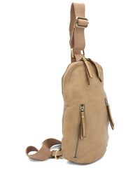 Bolsa Nova Logan Leather Sling Bag