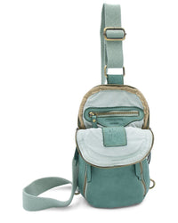 Bolsa Nova Logan Leather Sling Bag
