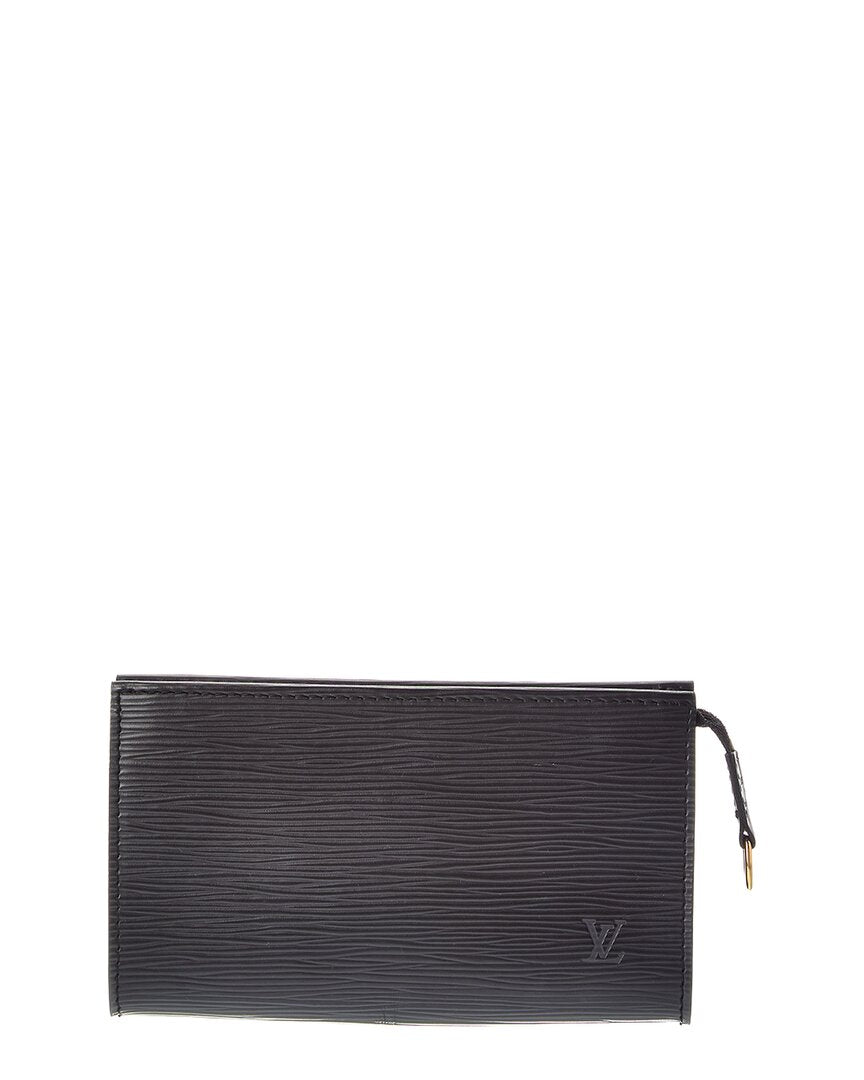 Louis Vuitton Louis Vuitton Black Epi Leather Bucket Pochette Accessories (Authentic Pre-