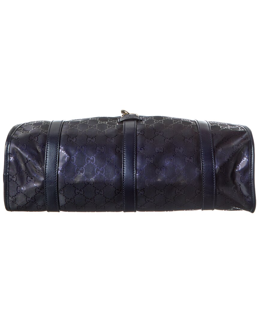 Gucci Purple Gg Supreme Coated Canvas Jackie (Authentic Pre-Loved)