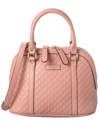 Gucci Soft Pink Microguccissima Leather Microguccissima Mini Dome Bag