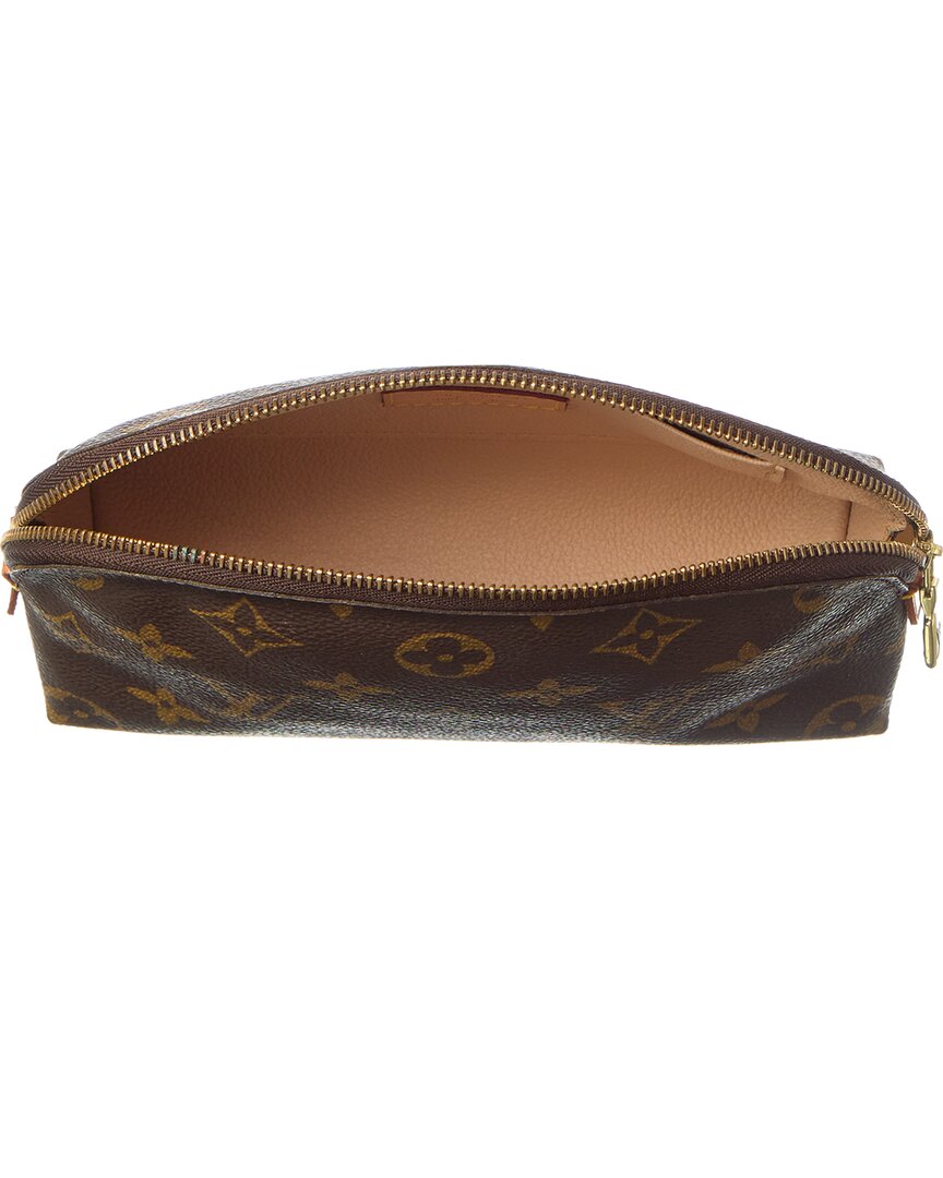 Louis Vuitton Brown Monogram Coated Canvas Cosmetic Pouch (Authentic Pre-Loved)