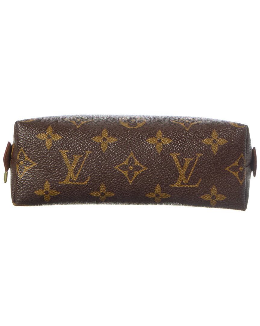 Louis Vuitton Brown Monogram Coated Canvas Cosmetic Pouch (Authentic Pre-Loved)
