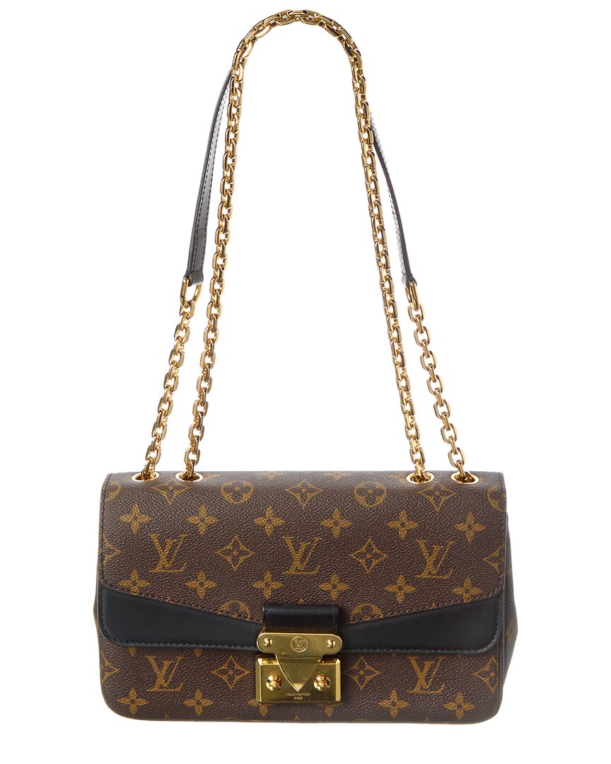Louis Vuitton Black Monogram Coated Canvas Marceau (Authentic Pre-Loved)