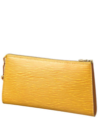 Louis Vuitton Yellow Epi Leather Pochette Accessoires (Authentic Pre-Loved)