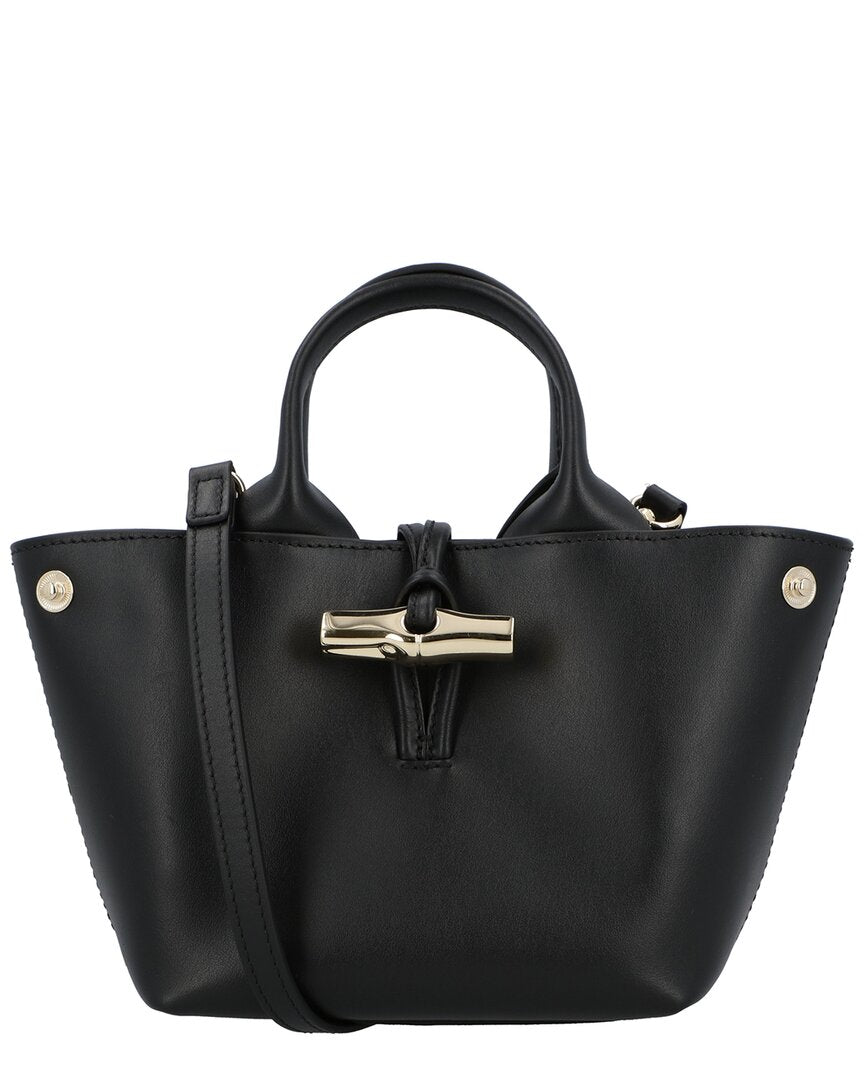 Longchamp Le Roseau Xs Leather Handbag