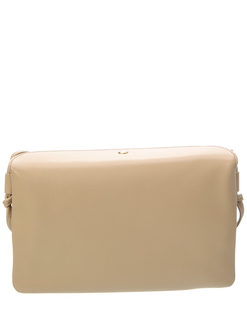 CELINE Celine Trio Flap Leather Shoulder Bag