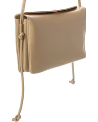 CELINE Celine Trio Flap Leather Shoulder Bag