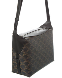 Celine Harry Triomphe Canvas & Leather Crossbody