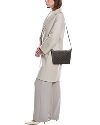 Celine Harry Triomphe Canvas & Leather Crossbody