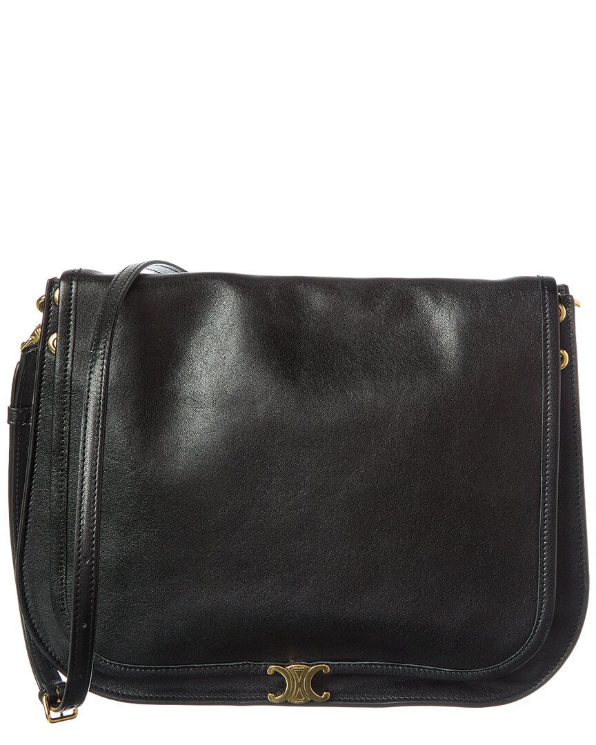 Celine Leather Shoulder Bag