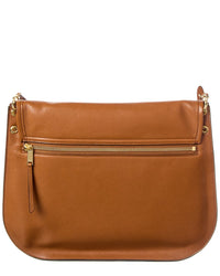CELINE Celine Logo Leather Shoulder Bag