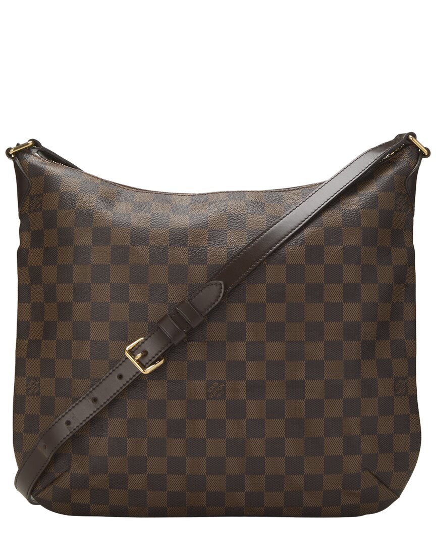 Louis Vuitton Louis Vuitton Brown Damier Ebene & Leather Bloomsbury Gm (Authentic Pre-Loved)