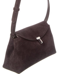 TOTEME Toteme T-Lock Suede Satchel