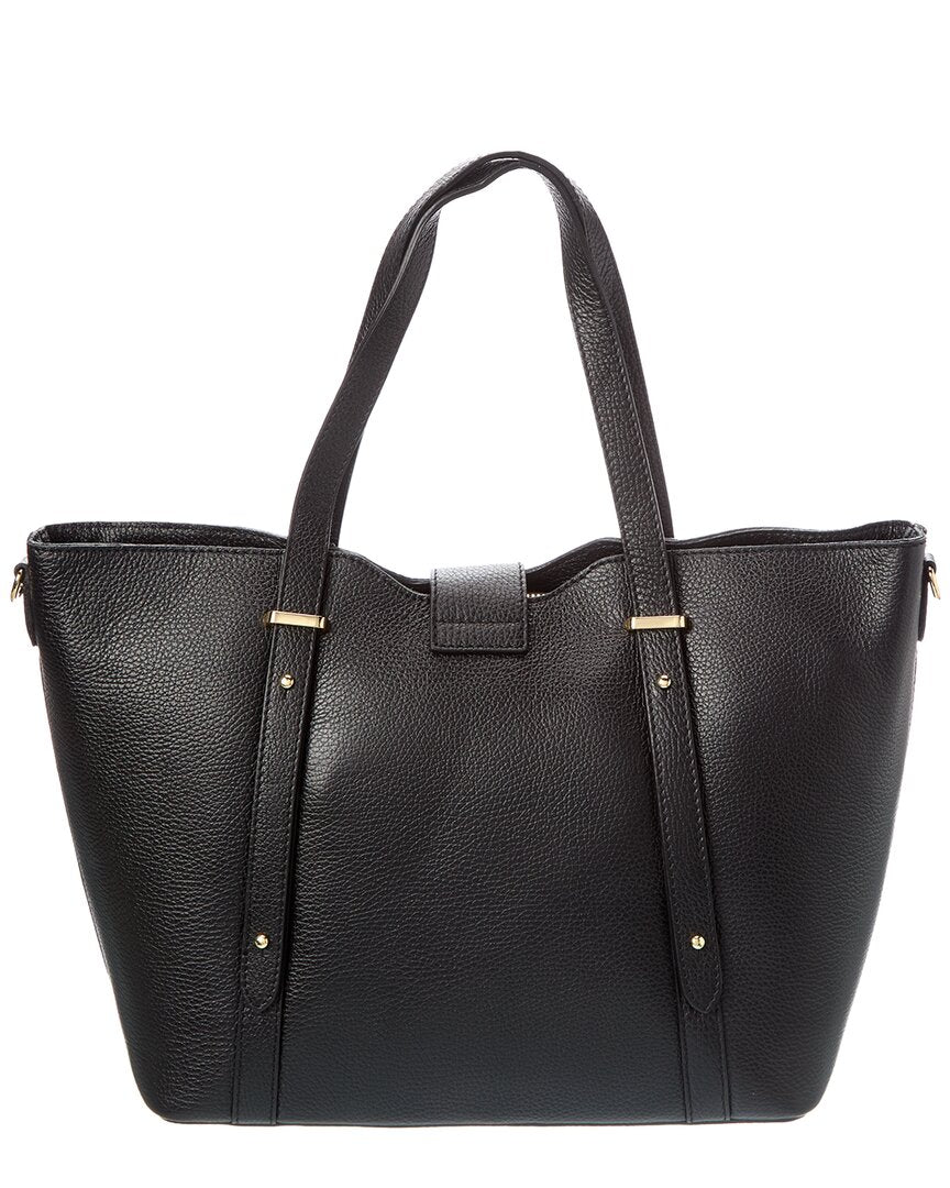 Italian Leather Top Handle Bag