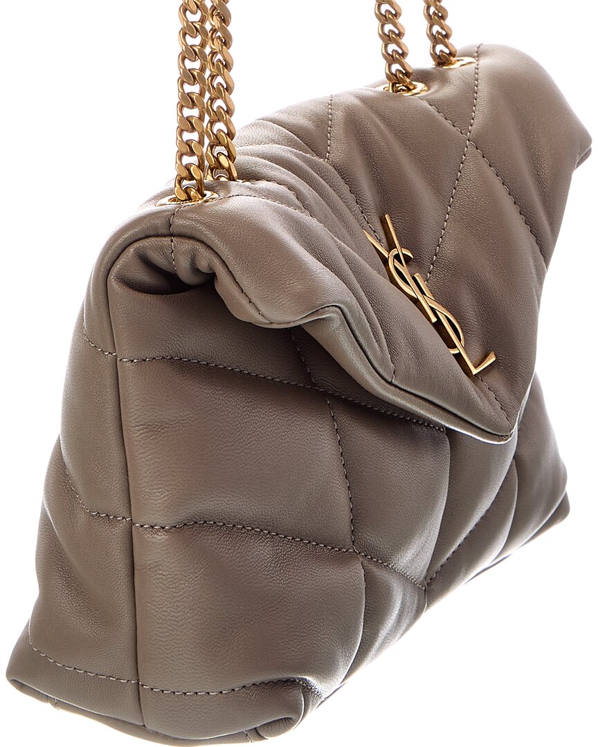 Saint Laurent Ysl Mini Leather Shoulder Bag