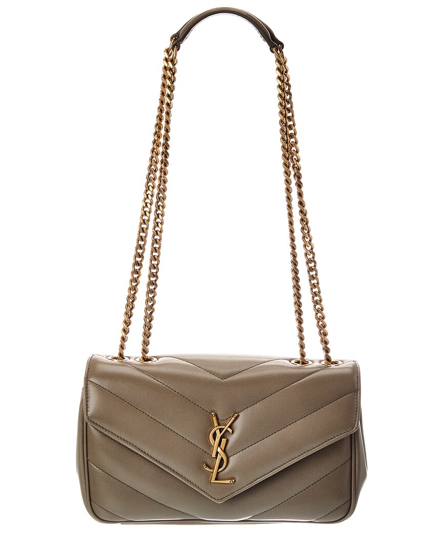 Saint Laurent Saint Laurent Loulou Small Leather Shoulder Bag