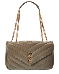 Saint Laurent Saint Laurent Loulou Small Leather Shoulder Bag