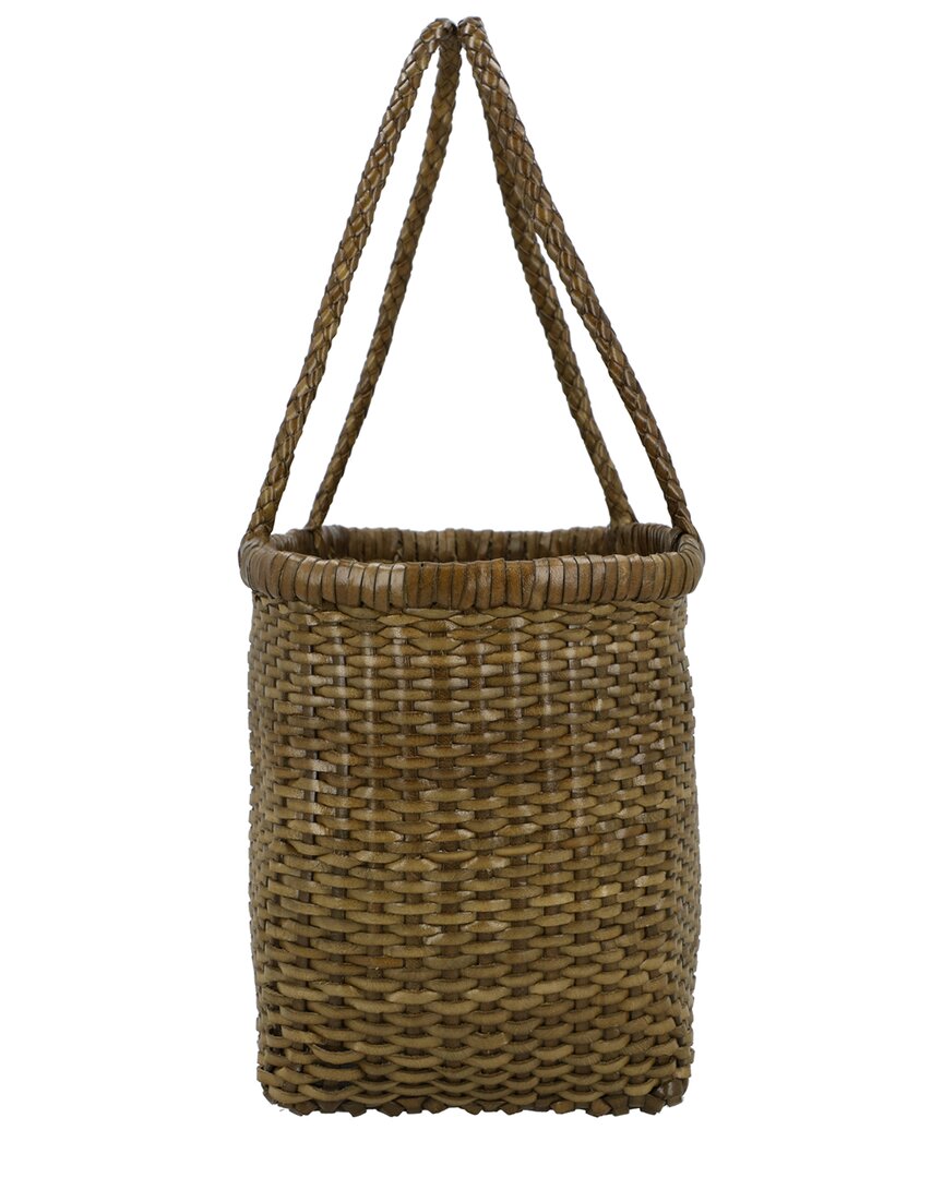 Dragon Diffusion B Weave Small Leather Shoulder Bag