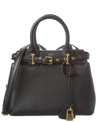Celine Leather Top Handle Bag