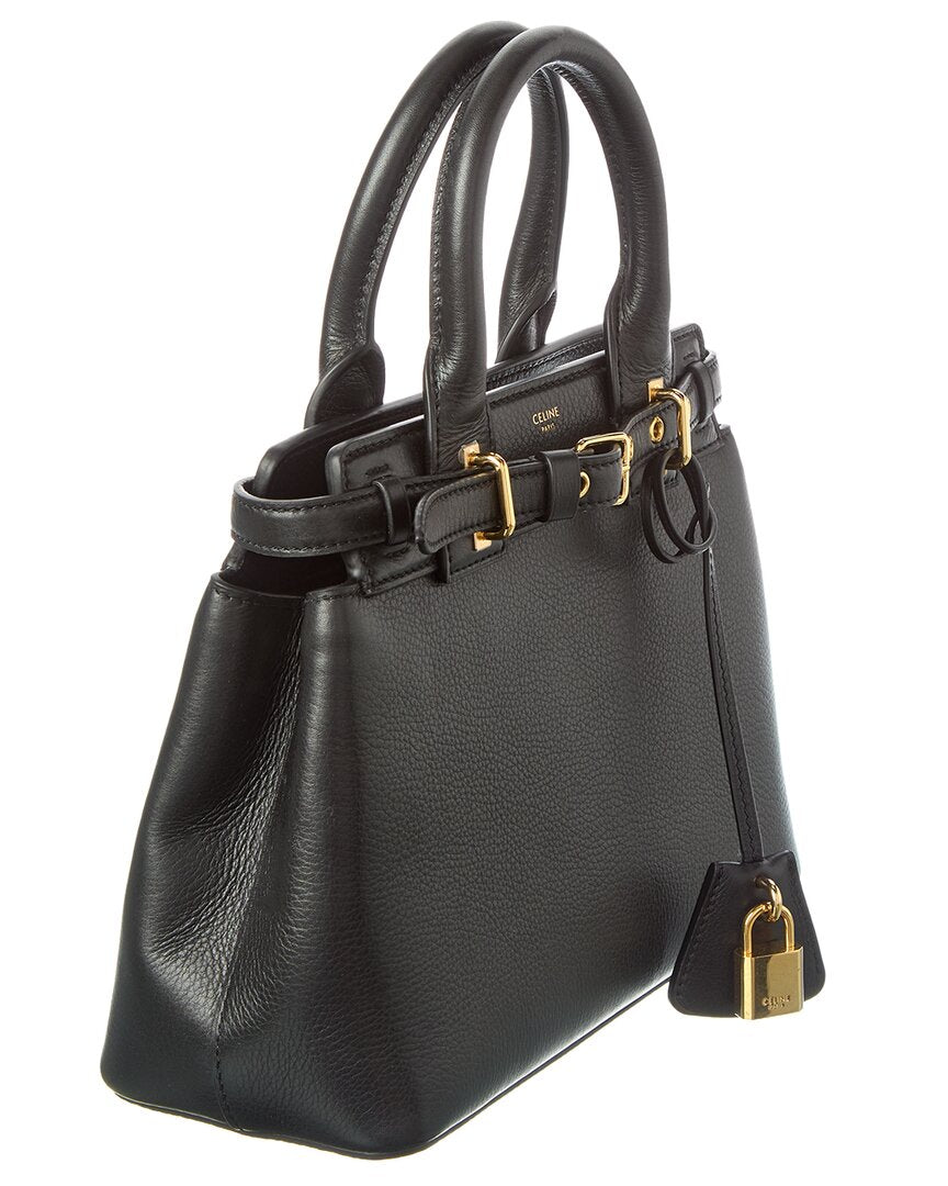 Celine Leather Top Handle Bag