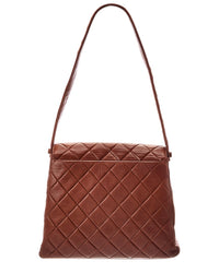 Pre-Owned Chanel Camel Quilted Lambskin Leather Cc Hobo Bag (Authentic Pre-Loved)