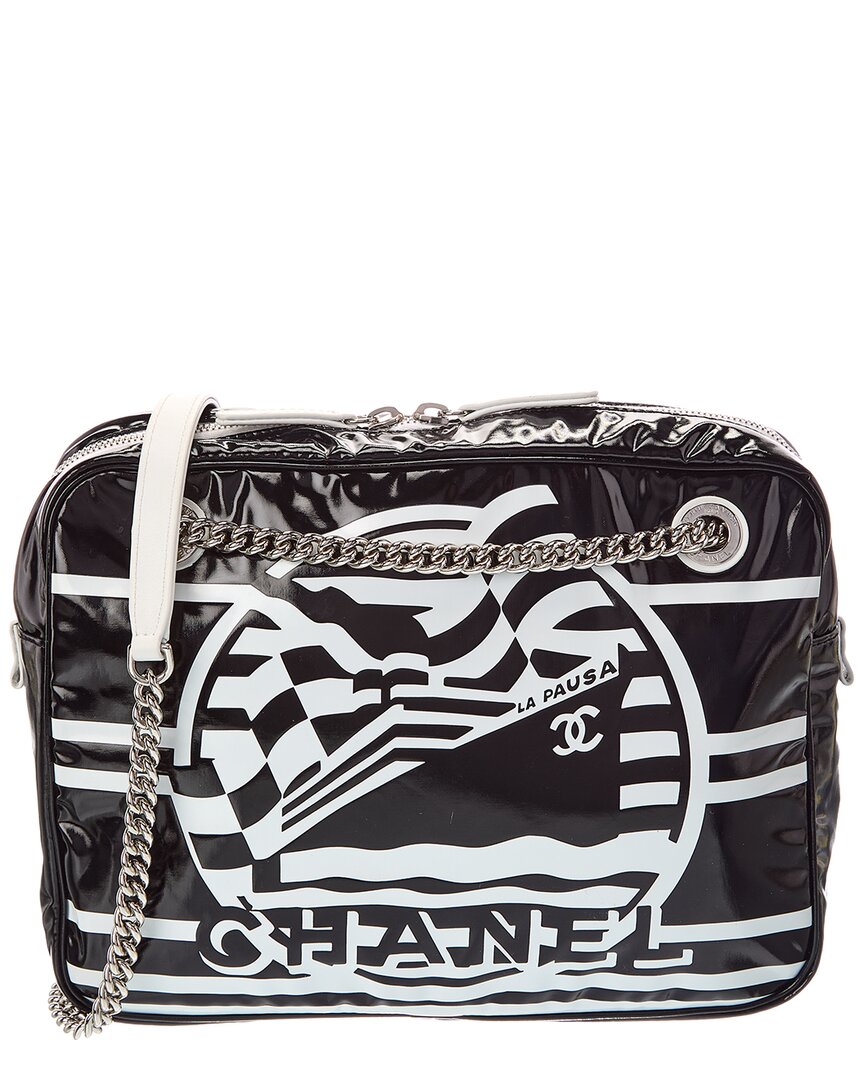 Chanel Chanel Black Vinyl La Pausa Bay (Authentic Pre-Loved)