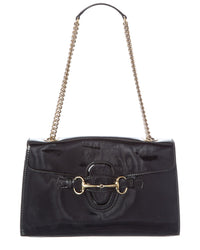 Gucci Gucci Black Patent Leather Horsebit Emily Bag (Authentic Pre-Loved)