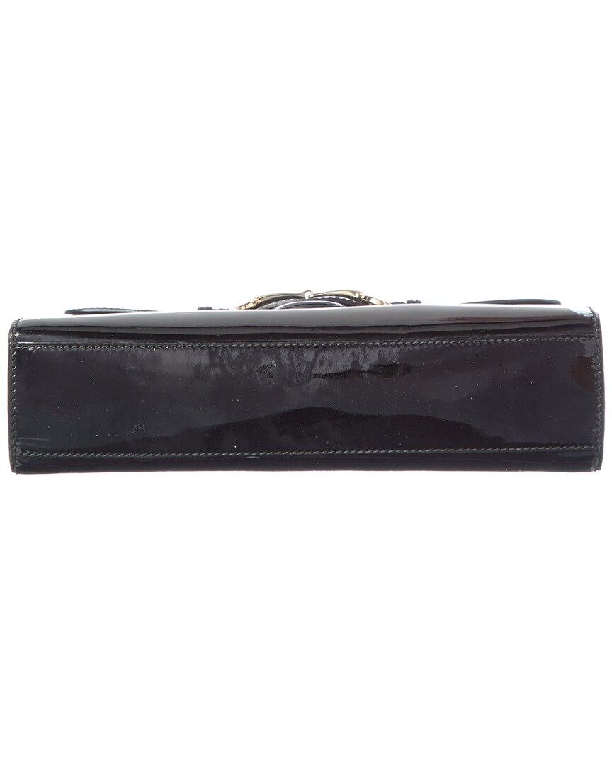 Gucci Gucci Black Patent Leather Horsebit Emily Bag (Authentic Pre-Loved)