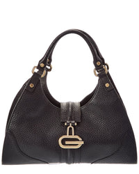 Gucci Gucci Black Calf Leather Junco Shoulder Bag (Authentic Pre-Loved)