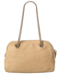Gucci Gucci Beige Calfskin Leather Soho Chain Bag (Authentic Pre-Loved)
